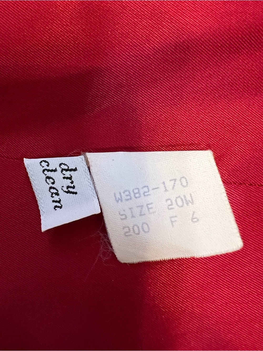 Vintage Pendleton Plus 20W Red Virgin Wool Blazer Jacket Women’s USA Made luxury - Picture 6 of 11